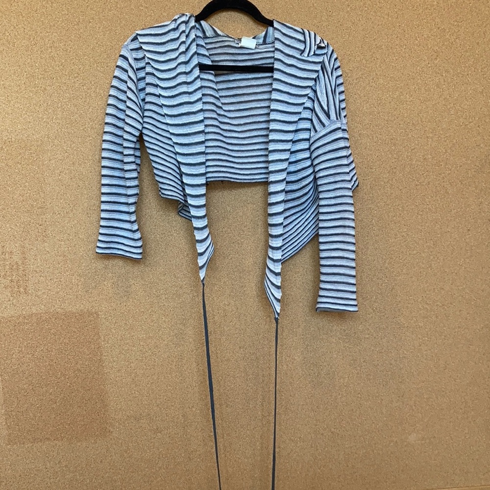 COPY - Sarah Pacini Cropped Wrap top